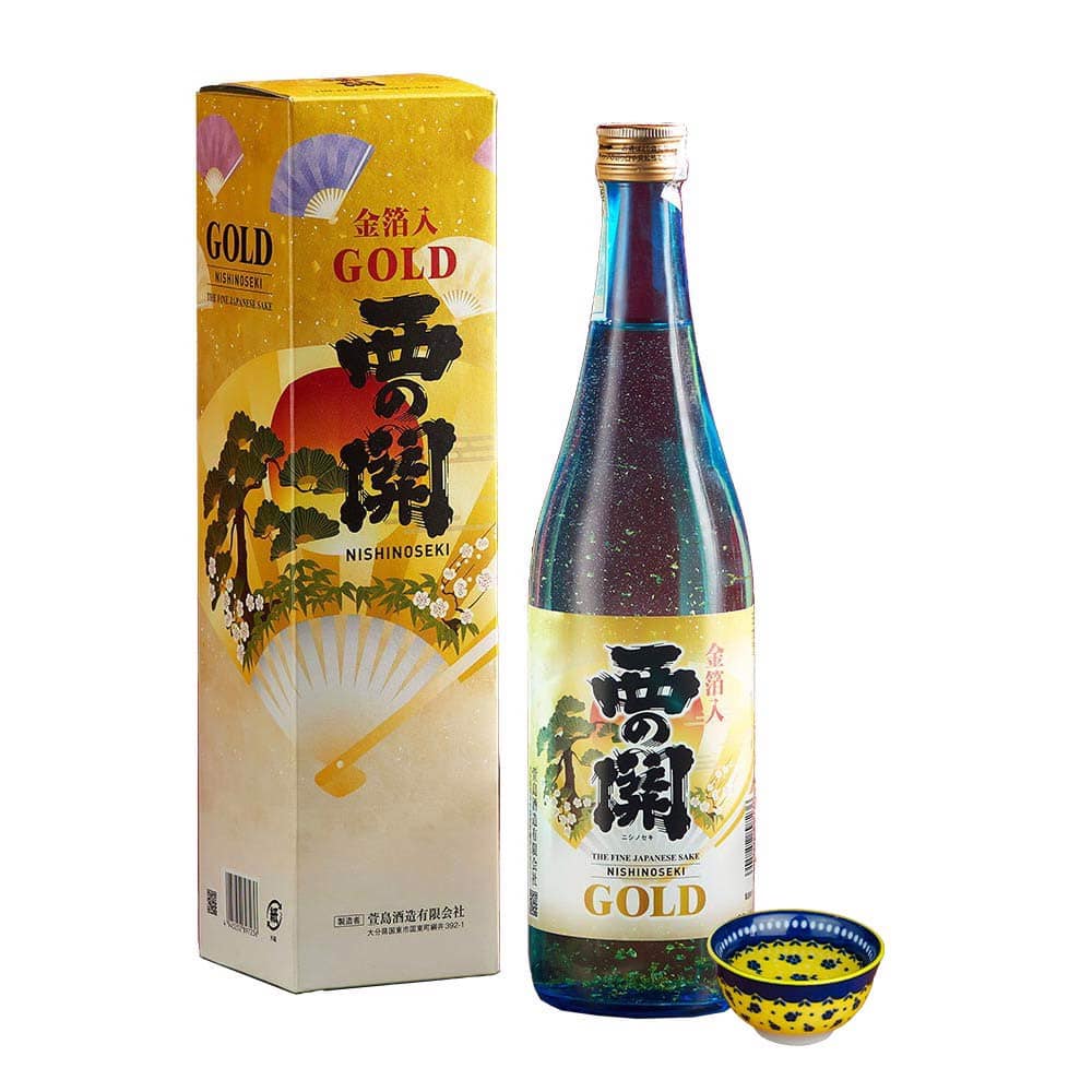 Rượu Sake Nishinoseki Vảy Vàng 720ml 15%